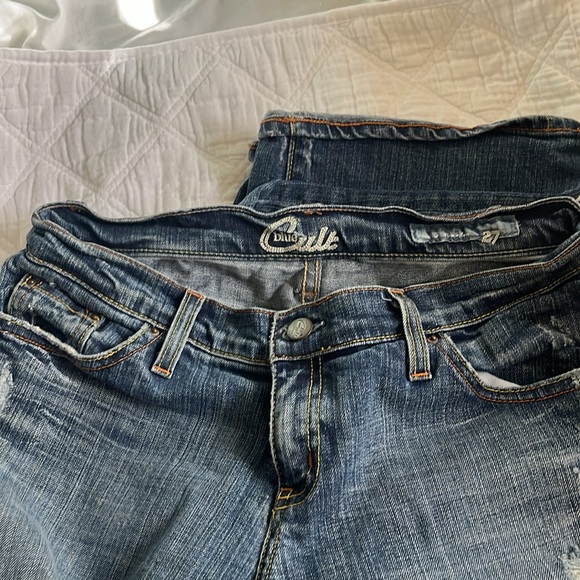 Blue cult Sz 27 low rise, bootcut, rare - Picture 3 of 7